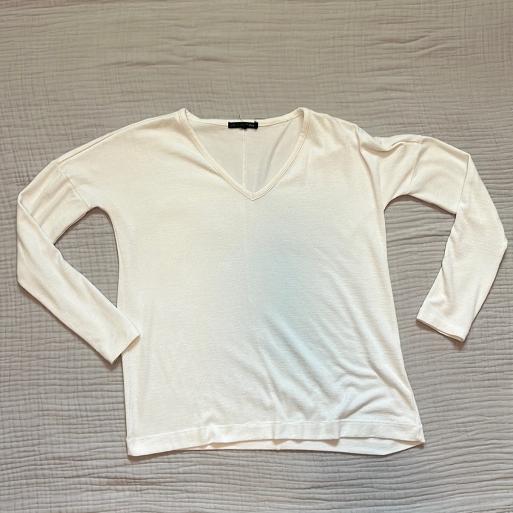 Rag & Bone Knit Vee Long Tee